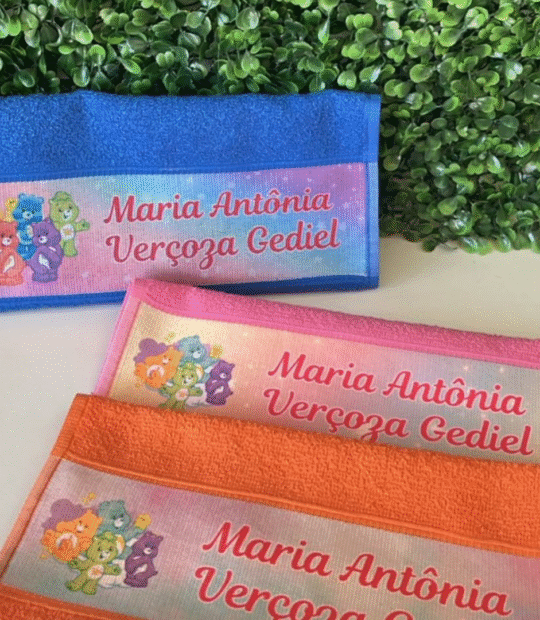 Toalhinhas personalizadas